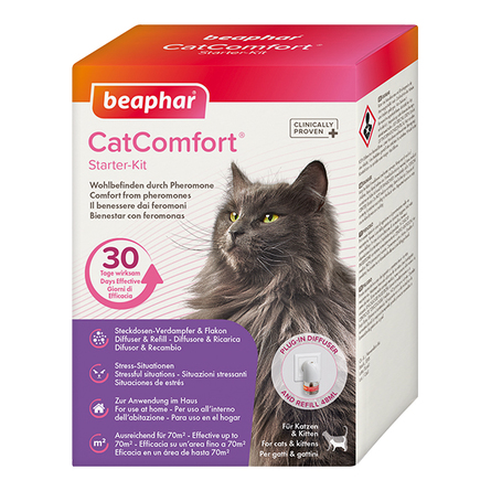 Beaphar Cat Comfort набор: диффузор со сменным блоком, 48 мл фото, цены, купить