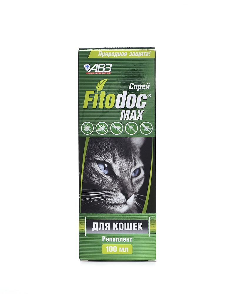 Спрей противопаразитарный  FITODOC MAX для кошек 100мл фото, цены, купить