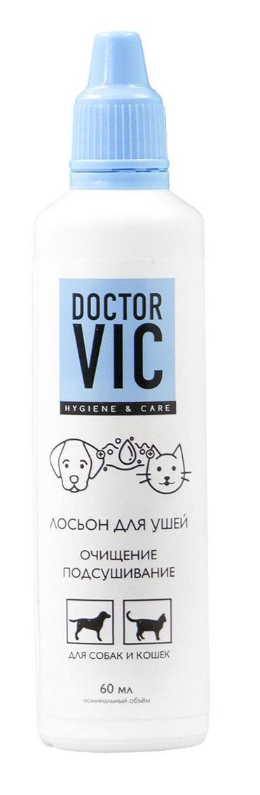 Doctor Vic Лосьон гигиенический для ушей 60 мл для собак и кошек фото, цены, купить