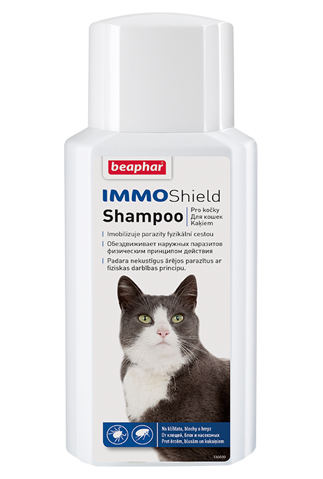 шампунь Beaphar для кошек IMMO Shield против паразитов 200мл фото, цены, купить